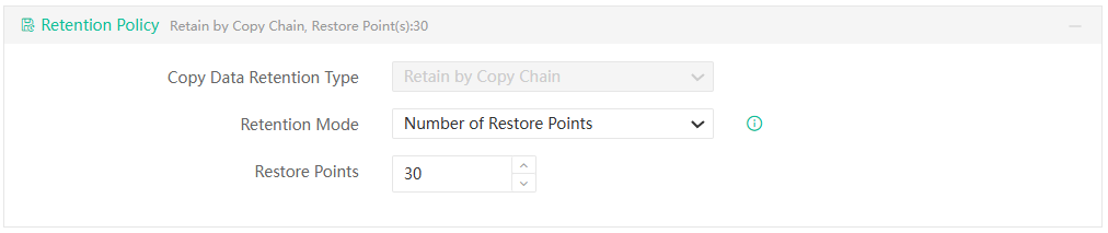 Copy Retention Policy