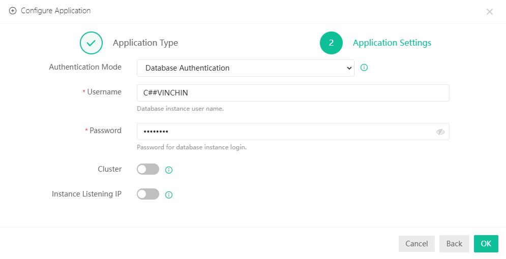 OracleApplicationConfig