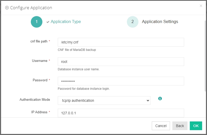 mariadb_configure_application