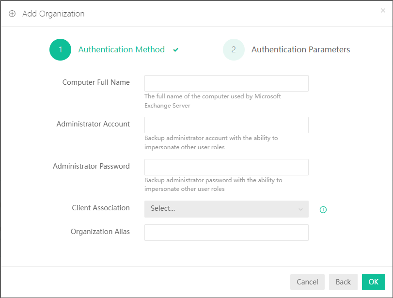 Exchange Server Config