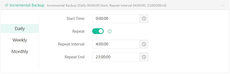 Exchange Incremental Backup Repeat
