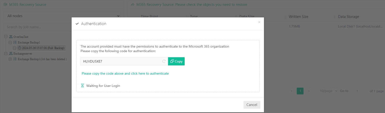 Exchange Online Authentication